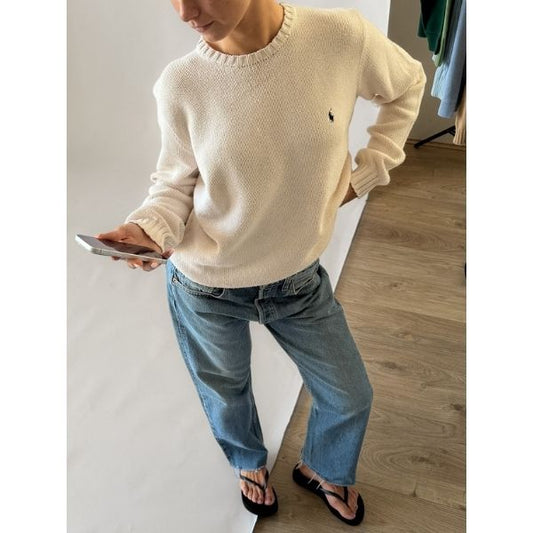 90s Polo Ralph Lauren Heavy Knit - M