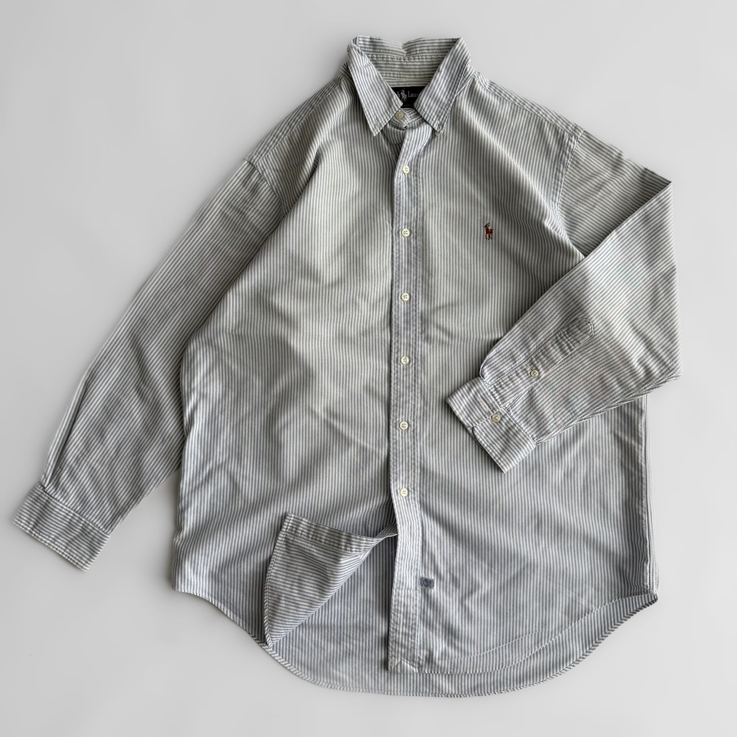 Ralph Lauren Striped Button Up Shirt - XL