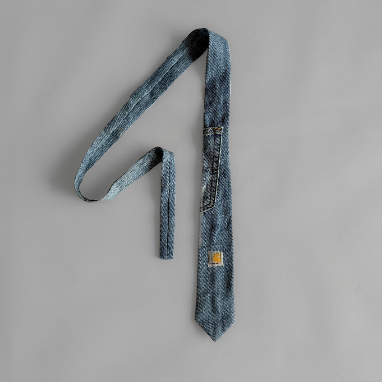 Reworked Carhartt Tie - Denim