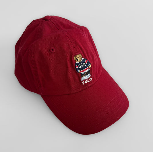 Polo Hockey Bear Cap