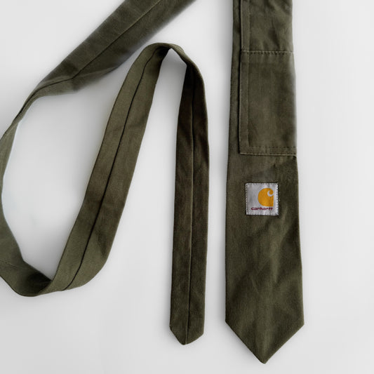 Reworked Carhartt Tie - Green