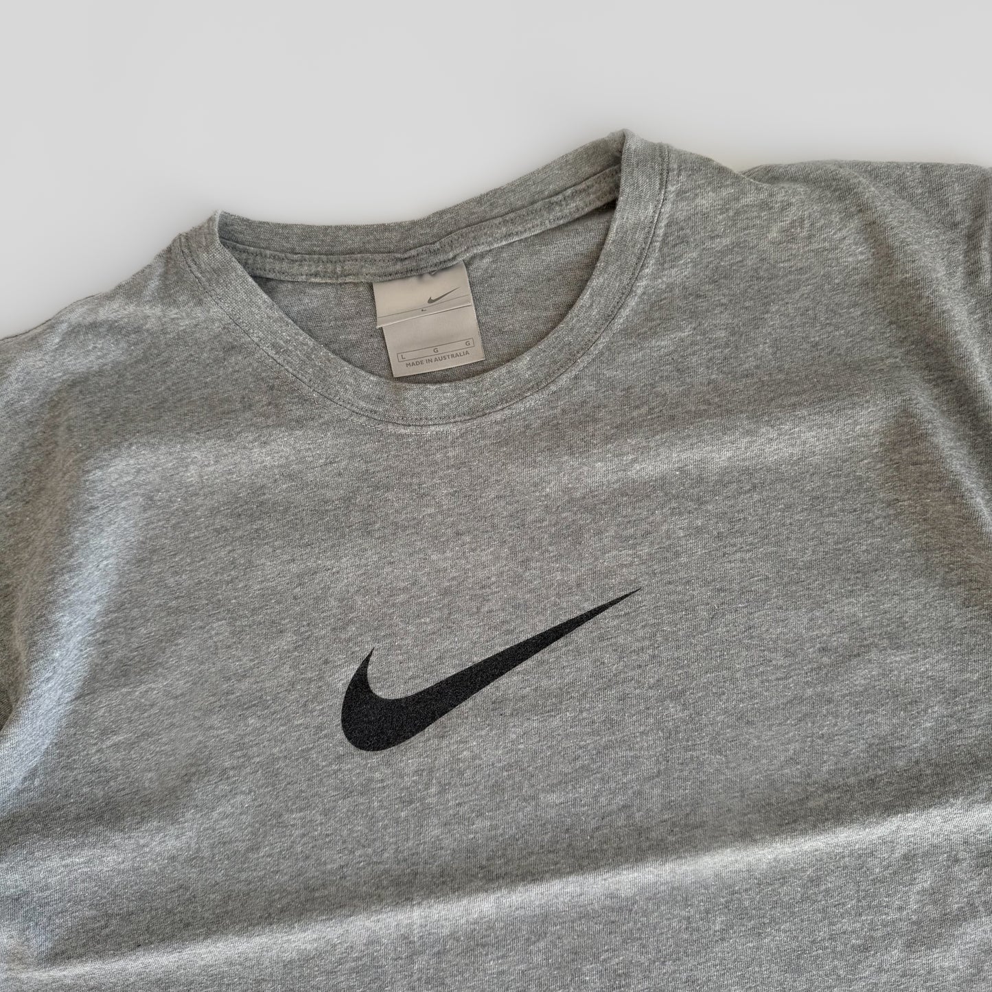 00s Nike Centre Swoosh T-Shirt - Large