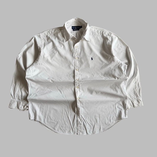 90s Polo Ralph Lauren Cotton Button Up Shirt - L