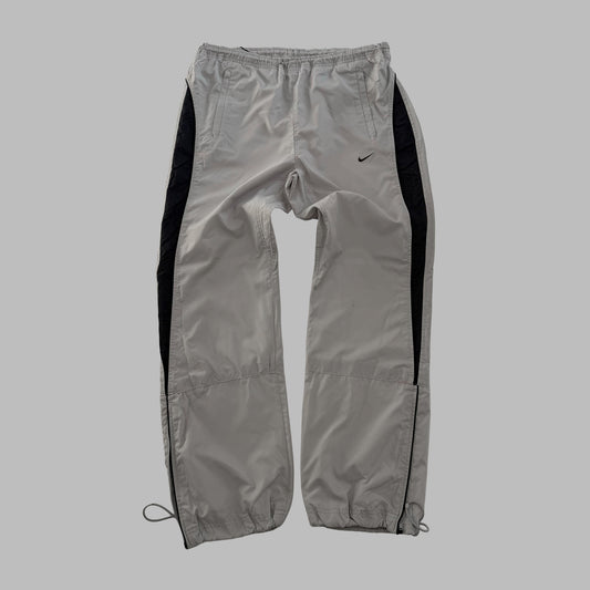 Y2K Nike Baggy Striped Track Pants - M