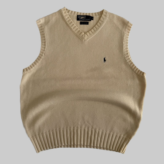 Ralph Lauren Knitted Vest - Medium