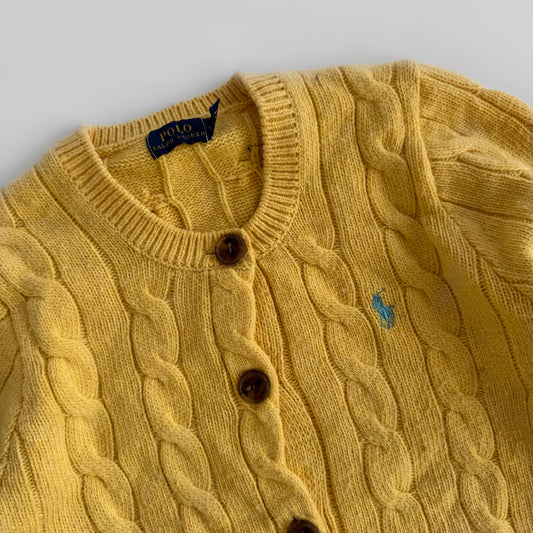 Ralph Lauren Cable Knit Cardigan - Small