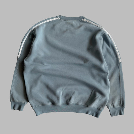 00s Adidas Three Stripe Sweatshirt - Large