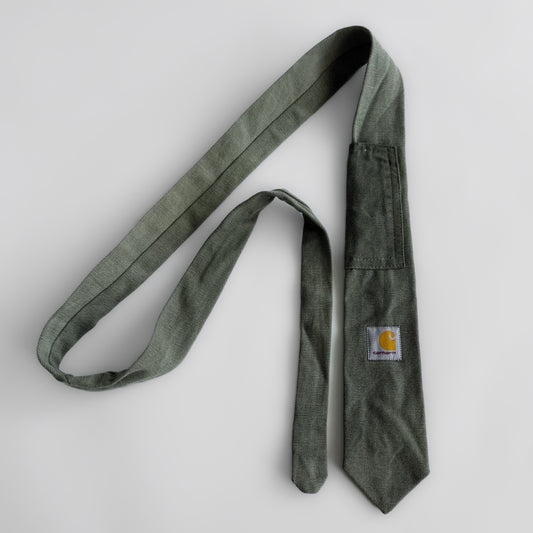 Reworked Carhartt Tie - Green