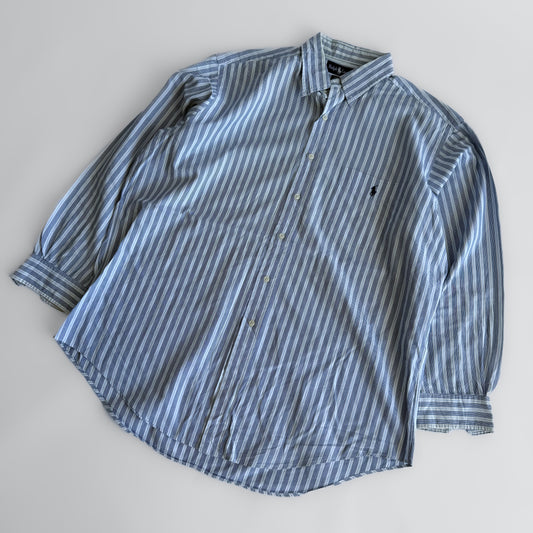 Ralph Lauren Striped Button Up Shirt - XL