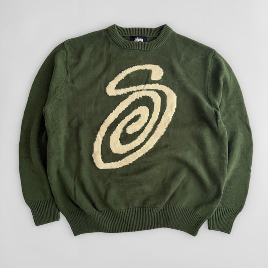 Stussy Swirly S Knit - Medium