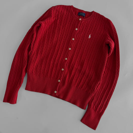 Ralph Lauren Cable Knit Cardigan - Medium