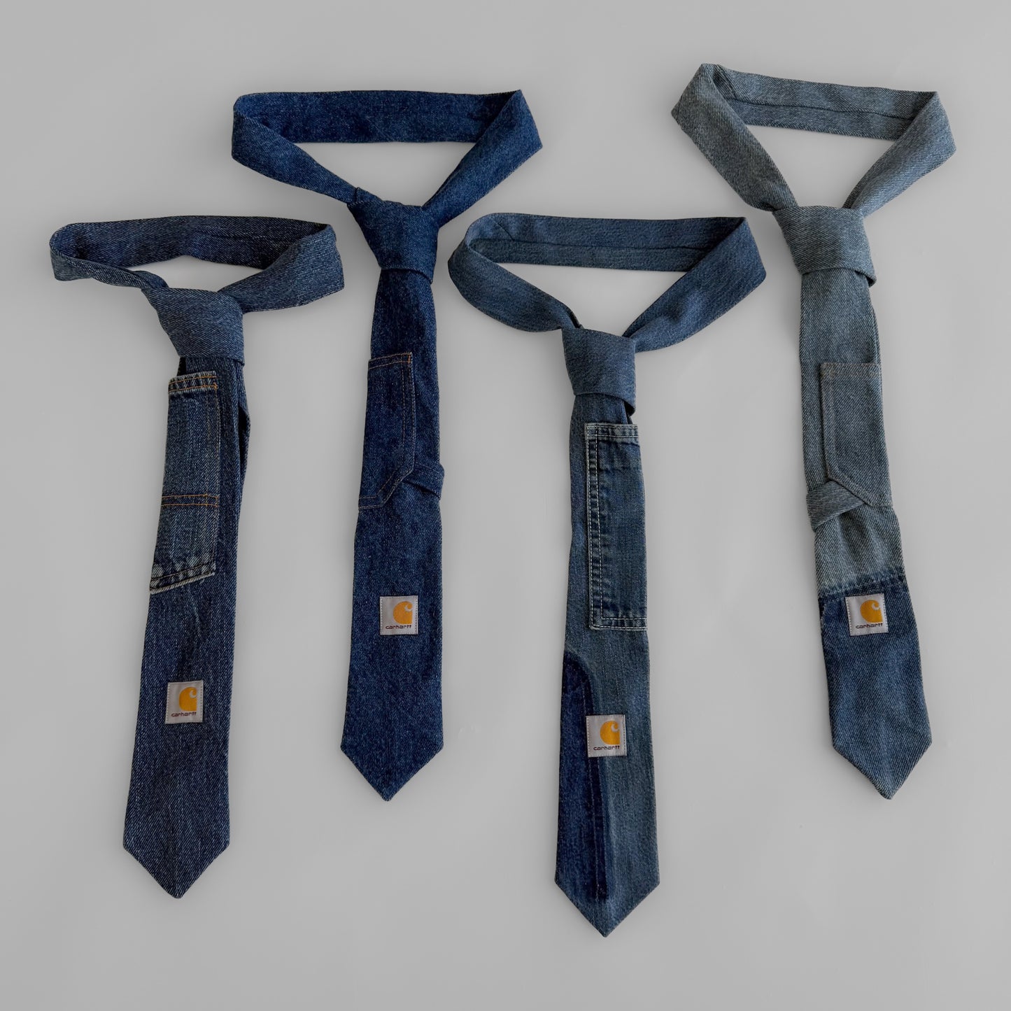 Reworked Carhartt Tie - Denim