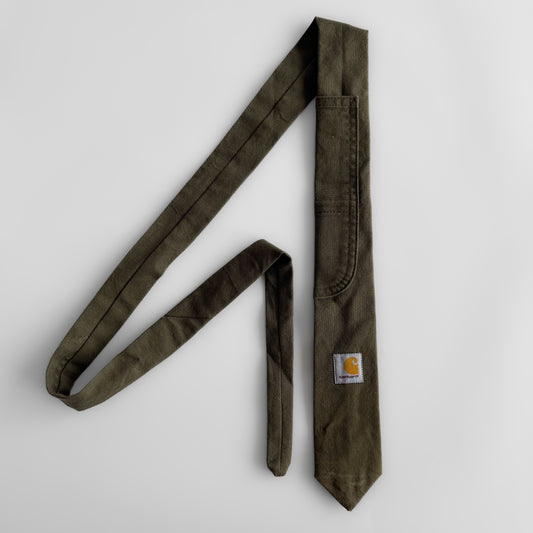 Reworked Carhartt Tie - Green