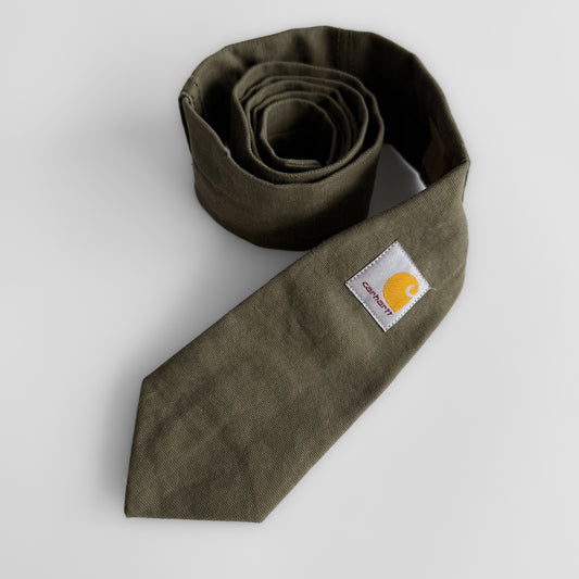 Reworked Carhartt Tie - Green