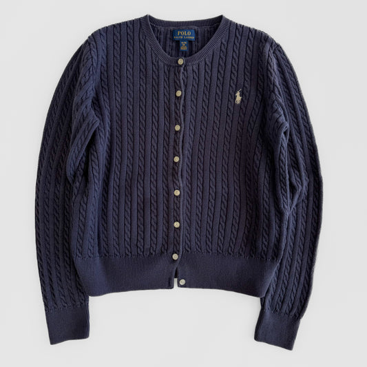 Ralph Lauren Cable Knit Cardigan - Small
