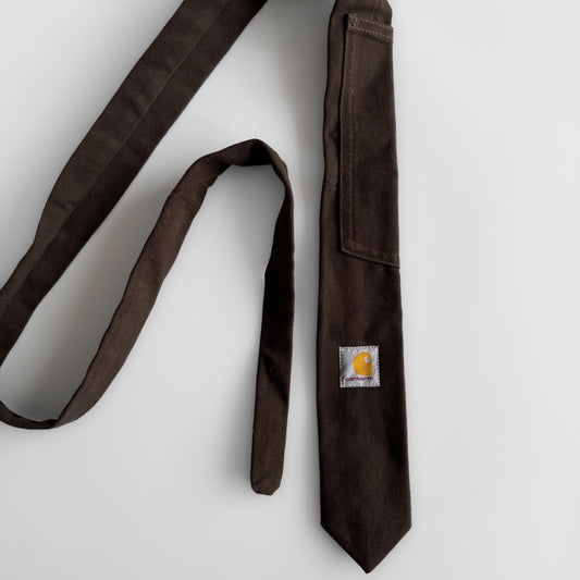 Reworked Carhartt Tie - Brown