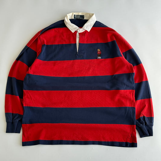 Ralph Lauren Bear Rugby Shirt - Large