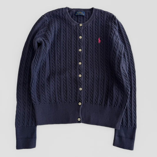 Ralph Lauren Cable Knit Cardigan - Small