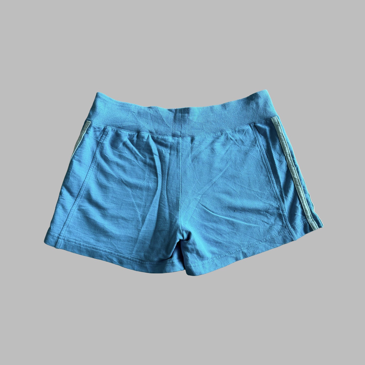 Y2K Adidas Three Stripe Mini Shorts - L