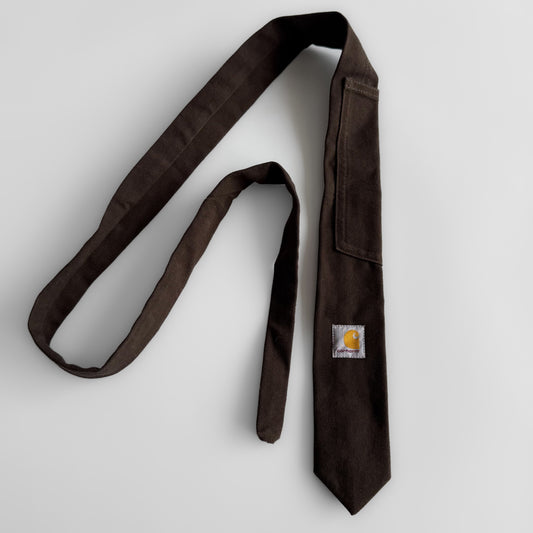 Reworked Carhartt Tie - Brown