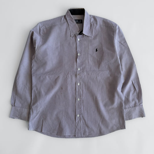 Ralph Lauren Striped Button Up Shirt - Large
