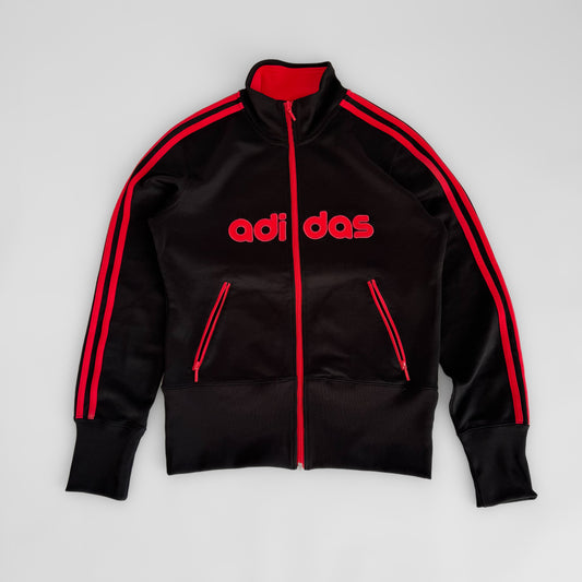 Adidas Three Stripe Track Jacket - Small