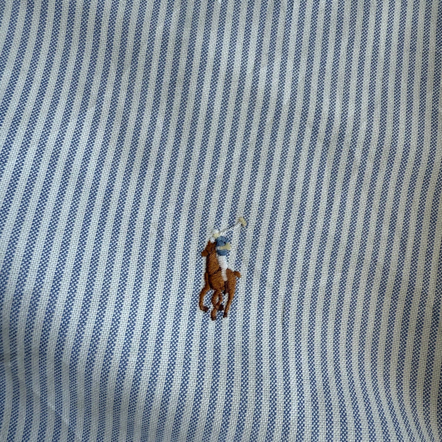 Ralph Lauren Striped Button Up Shirt - Large