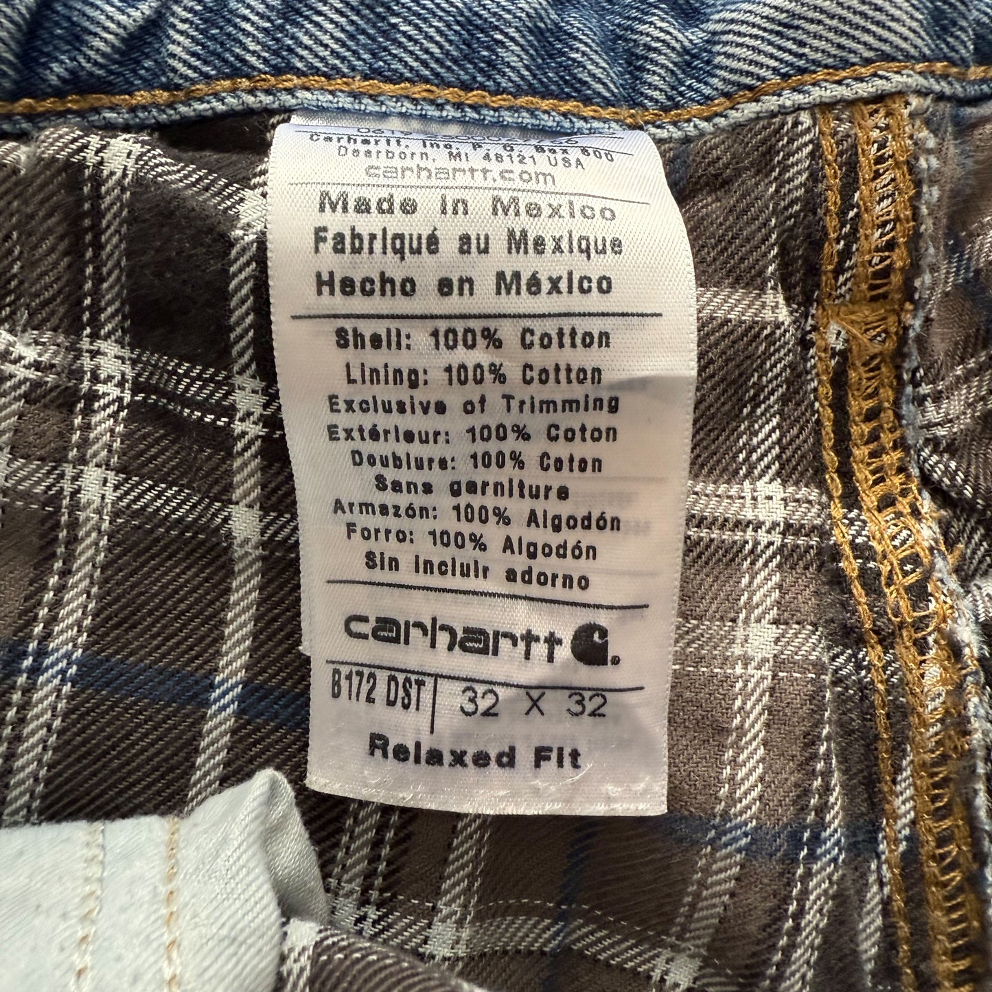Carhartt Wide Leg Carpenter Jeans - 32 X 32