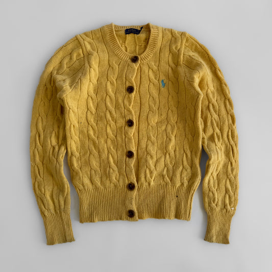 Ralph Lauren Cable Knit Cardigan - Small