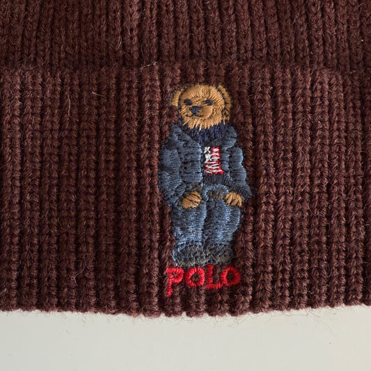 Polo Bear Heavy-Knit Beanie