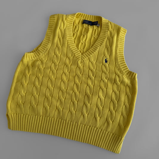 Ralph Lauren Cable Knit Vest - Small