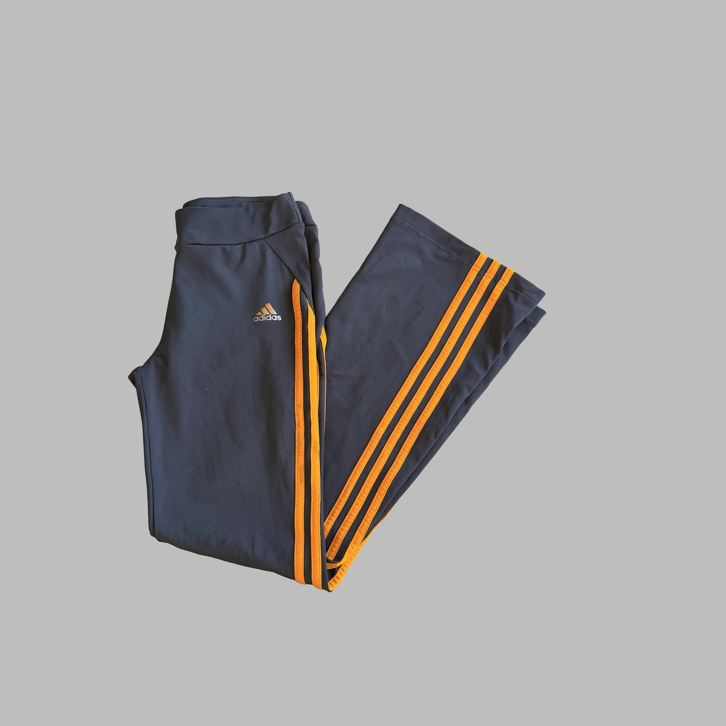 Y2K Adidas Three Stripe Activewear Pants - S