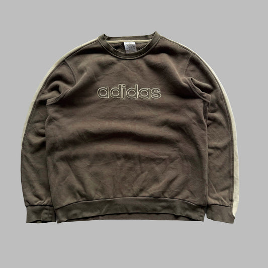 00s Adidas Spell Out Sweatshirt - Large