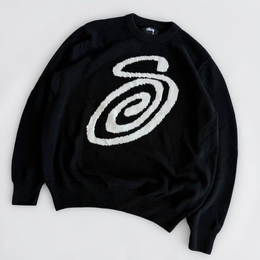 Stussy Swirly S Knit - Large