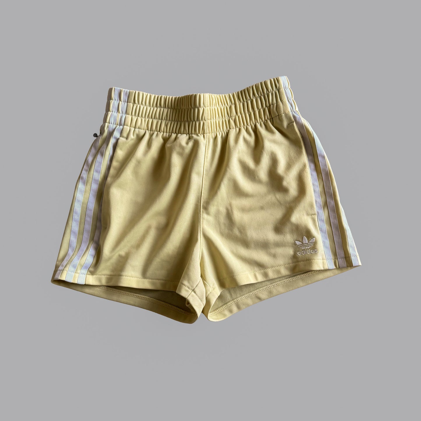 Y2K Adidas Three Stripe Mini Shorts - XS