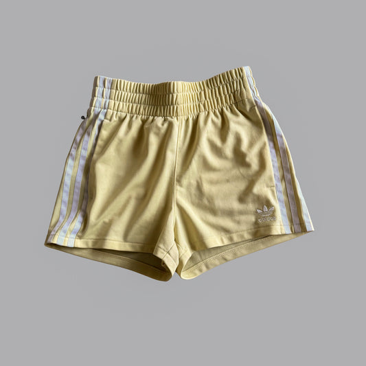 Y2K Adidas Three Stripe Mini Shorts - XS