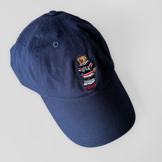 Polo Hockey Bear Cap