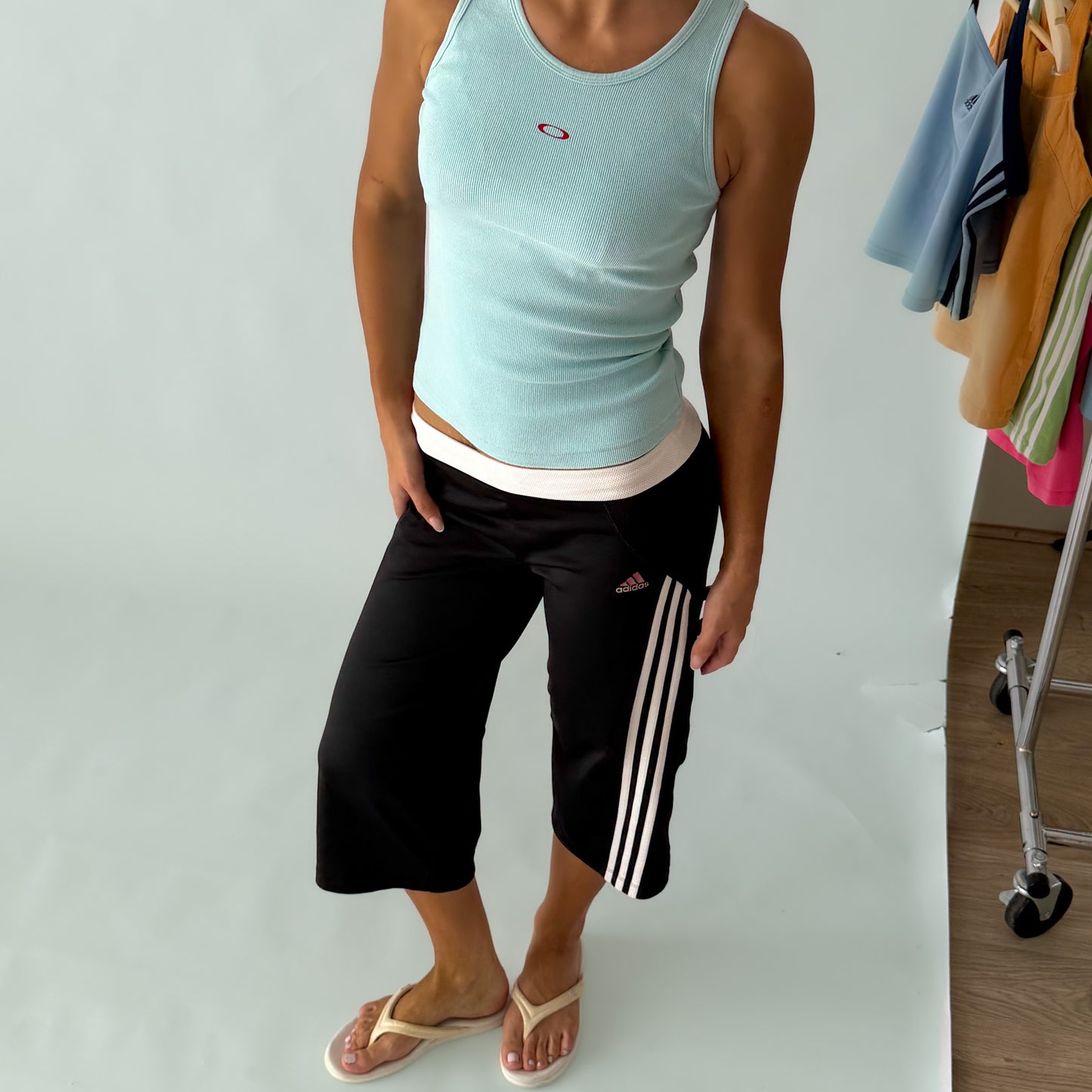 Y2K Oakley Ribbed Orb Tank - XS