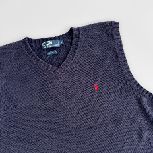 Ralph Lauren Heavy Knit Vest - Large