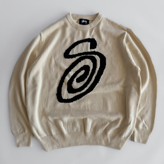 Stussy Swirly S Knit - XL