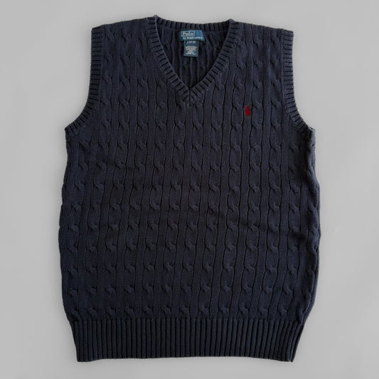 Ralph Lauren Cable Knit Vest - Large