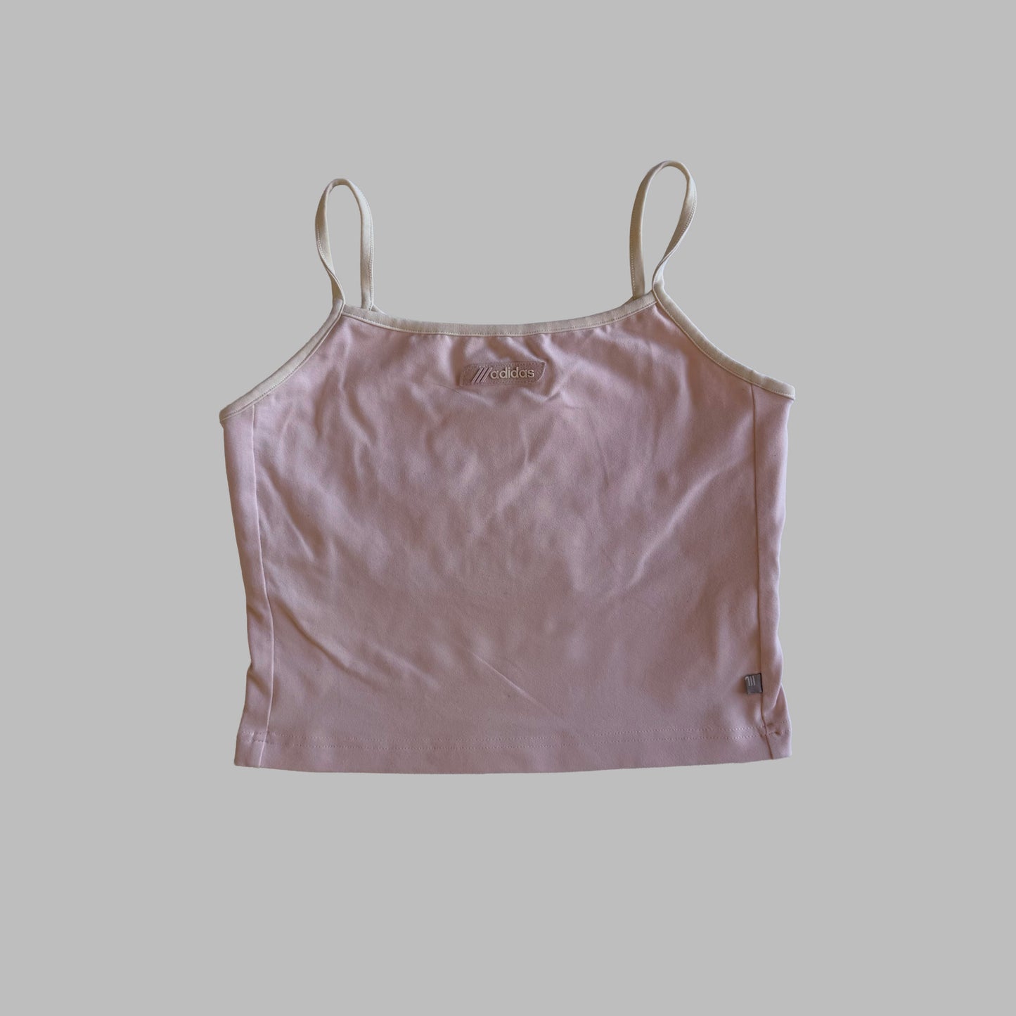 Y2K Adidas Square Neck Activewear Tank - M