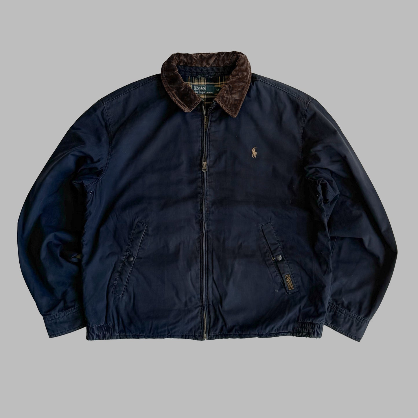 90s Polo Ralph Lauren Heavy-weight Harrington Jacket - L
