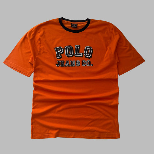 Y2K Ralph Lauren Polo Jeans Spell Out T-Shirt - XL