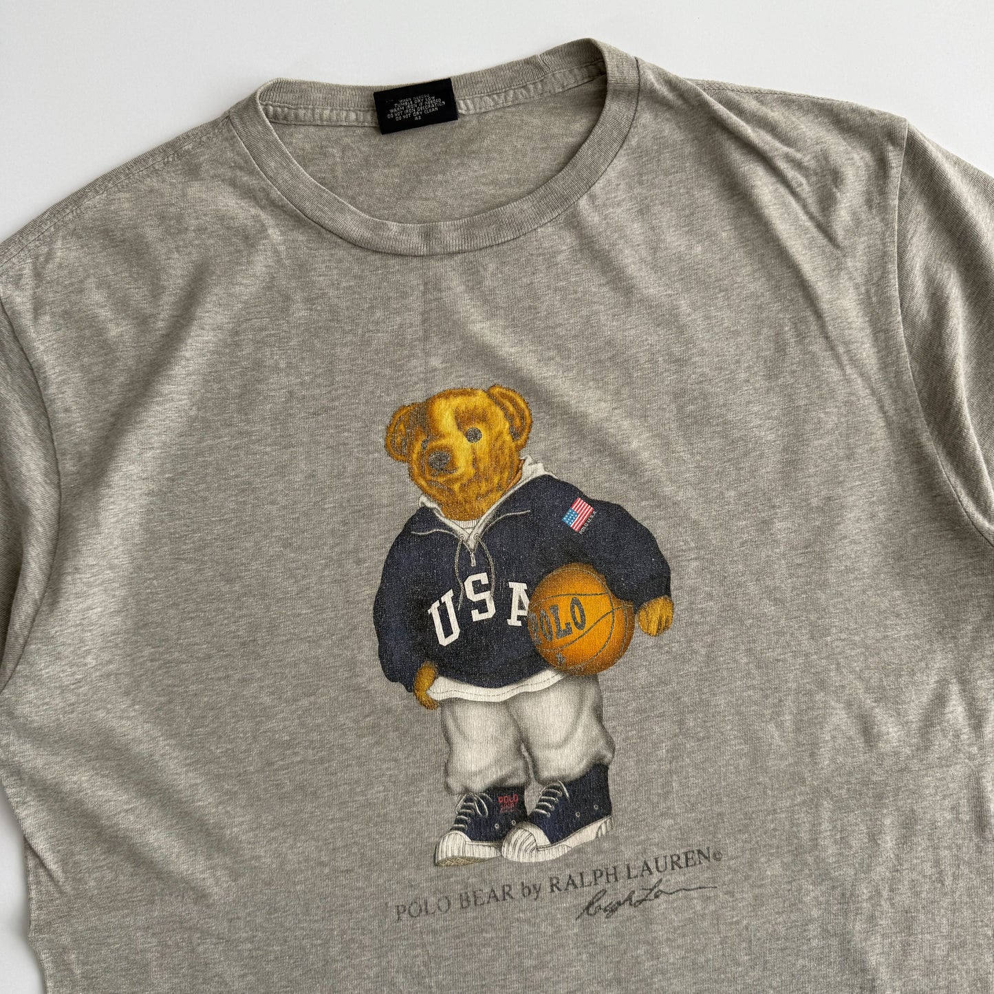 90s Ralph Lauren Bear T-Shirt - Small