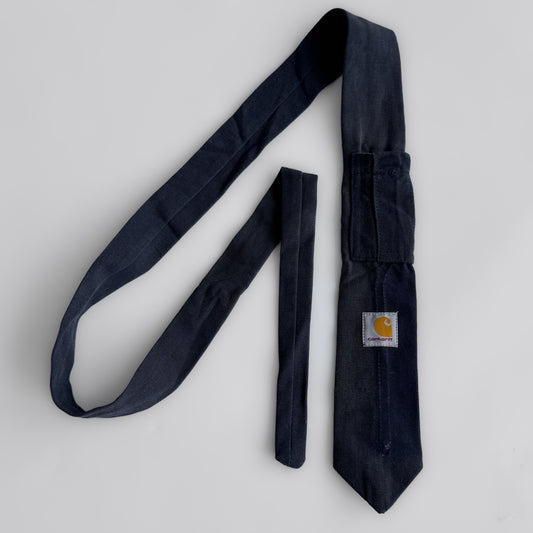 Reworked Carhartt Tie - Navy