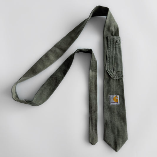 Reworked Carhartt Tie - Green
