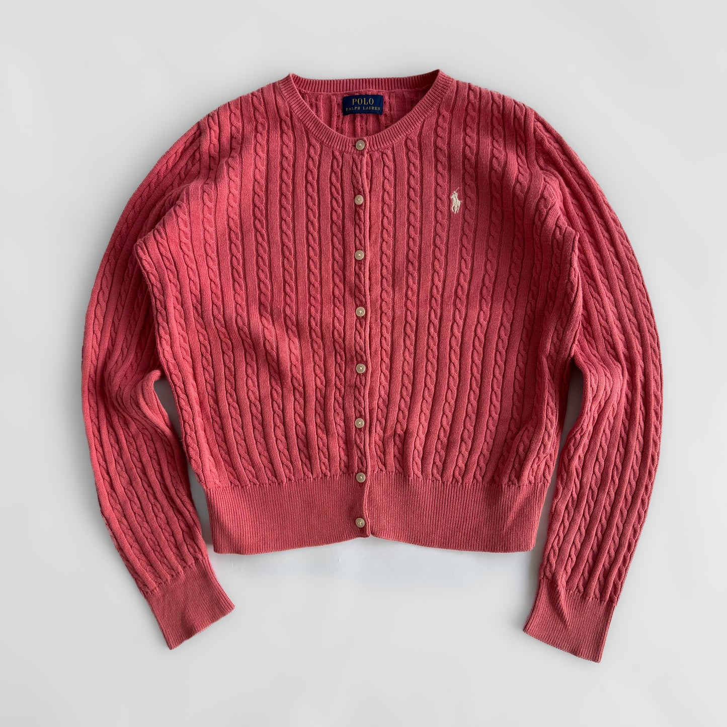Ralph Lauren Cable Knit Cardigan - Medium