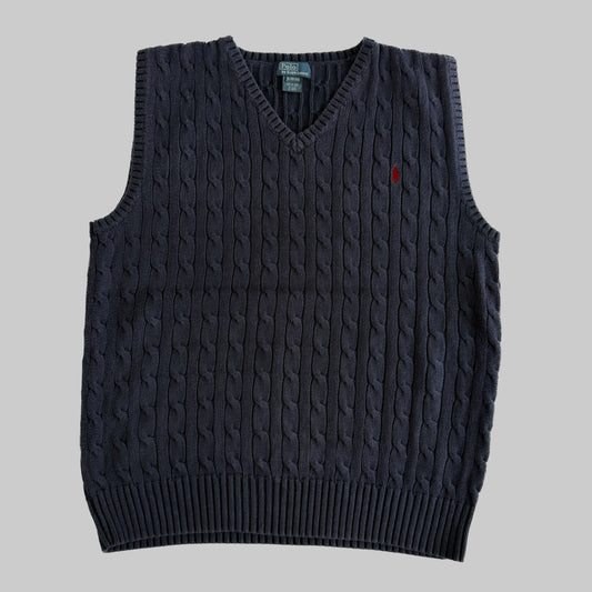 Ralph Lauren Cable Knit Vest - Small