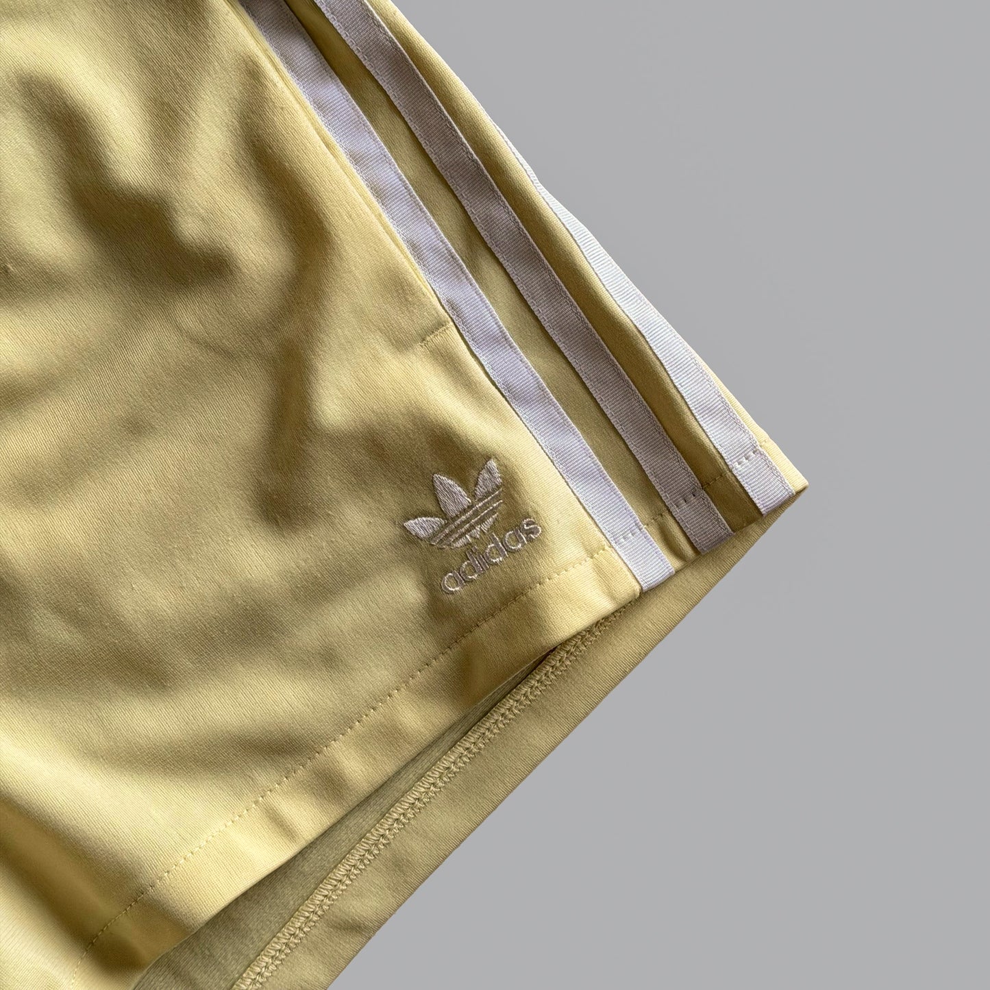 Y2K Adidas Three Stripe Mini Shorts - XS